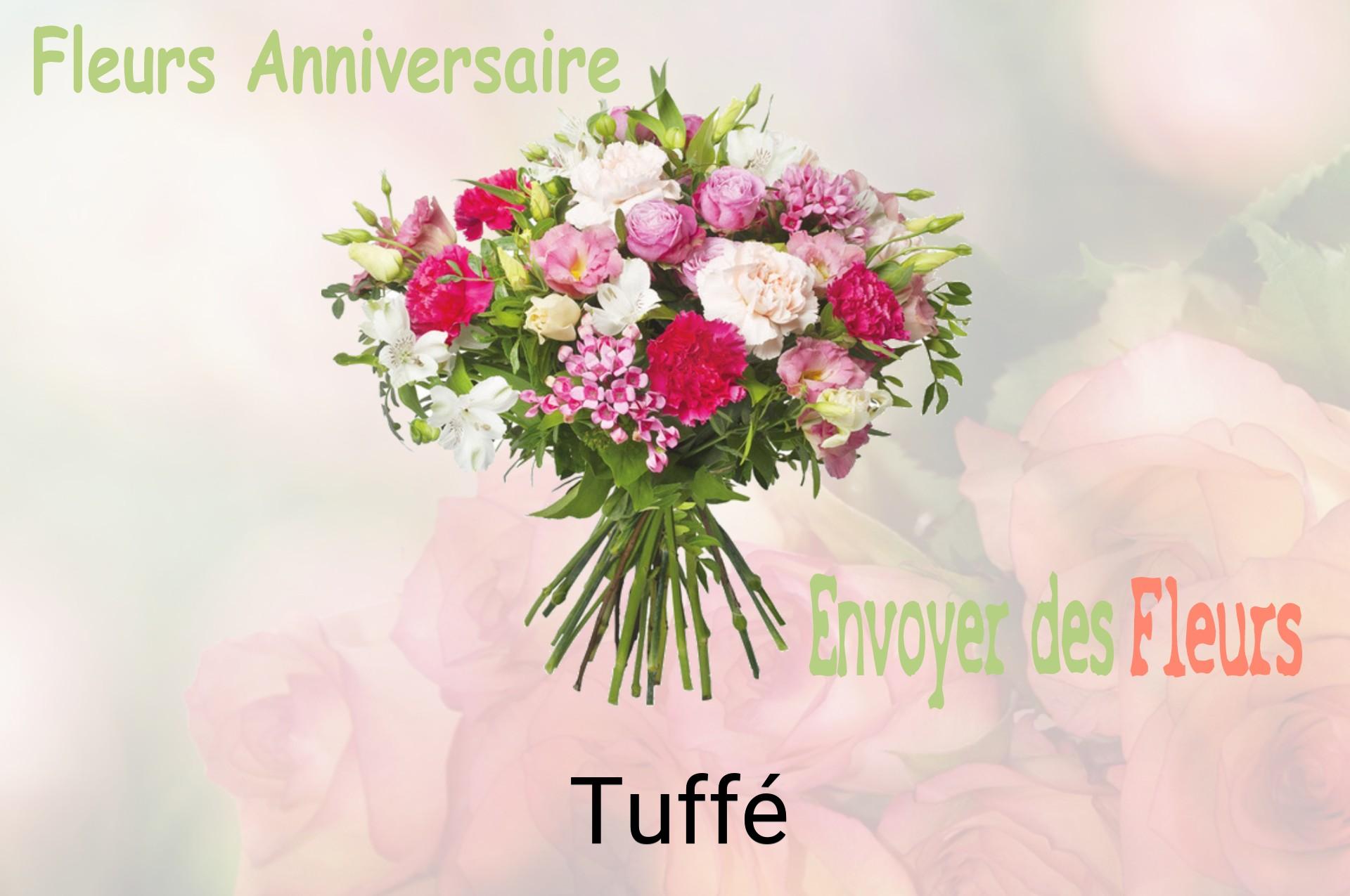Bouquet de fleurs d’anniversaire livré à Tuffé